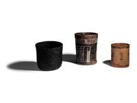 Three Maya Cylinder Vessels