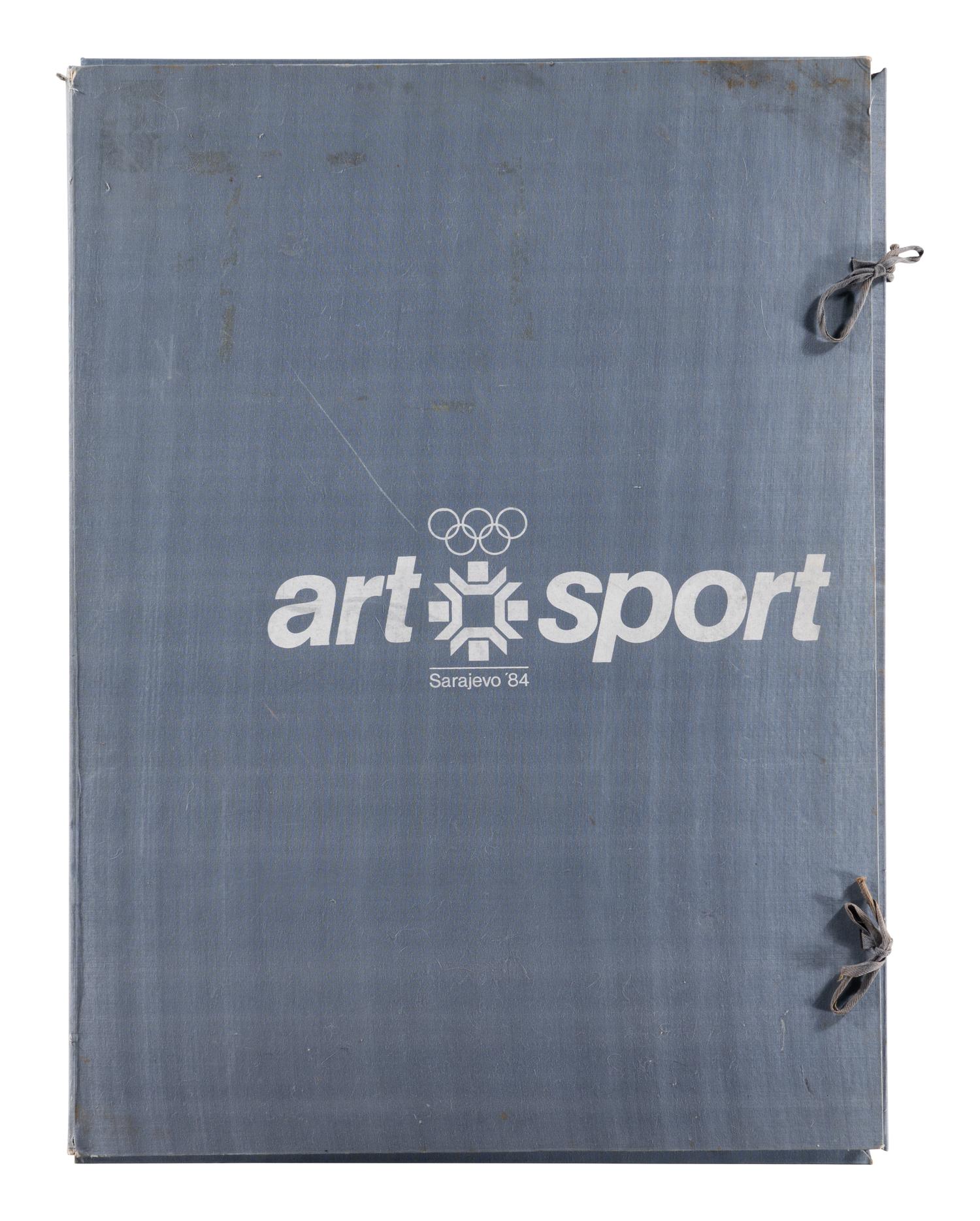 Set of 10 from XIV Olympic Winter Games Sarajevo 1984 , 1983 Including works by David Hockney, Victor Vasarely, Howard Hodgkin, James Rosenquist, and others.