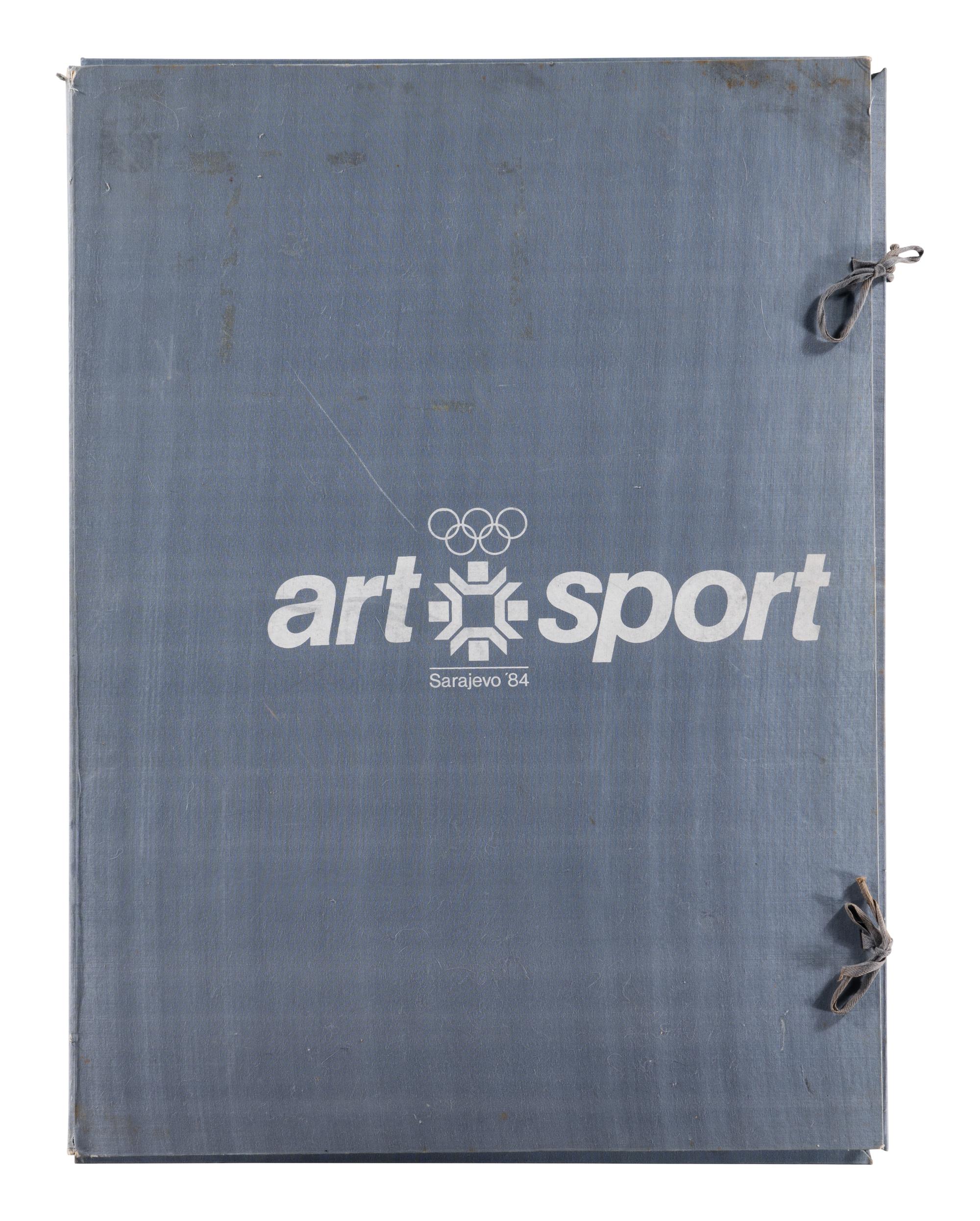 Set of 10 from XIV Olympic Winter Games Sarajevo 1984 , 1983 Including works by David Hockney, Victor Vasarely, Howard Hodgkin, James Rosenquist, and others.
