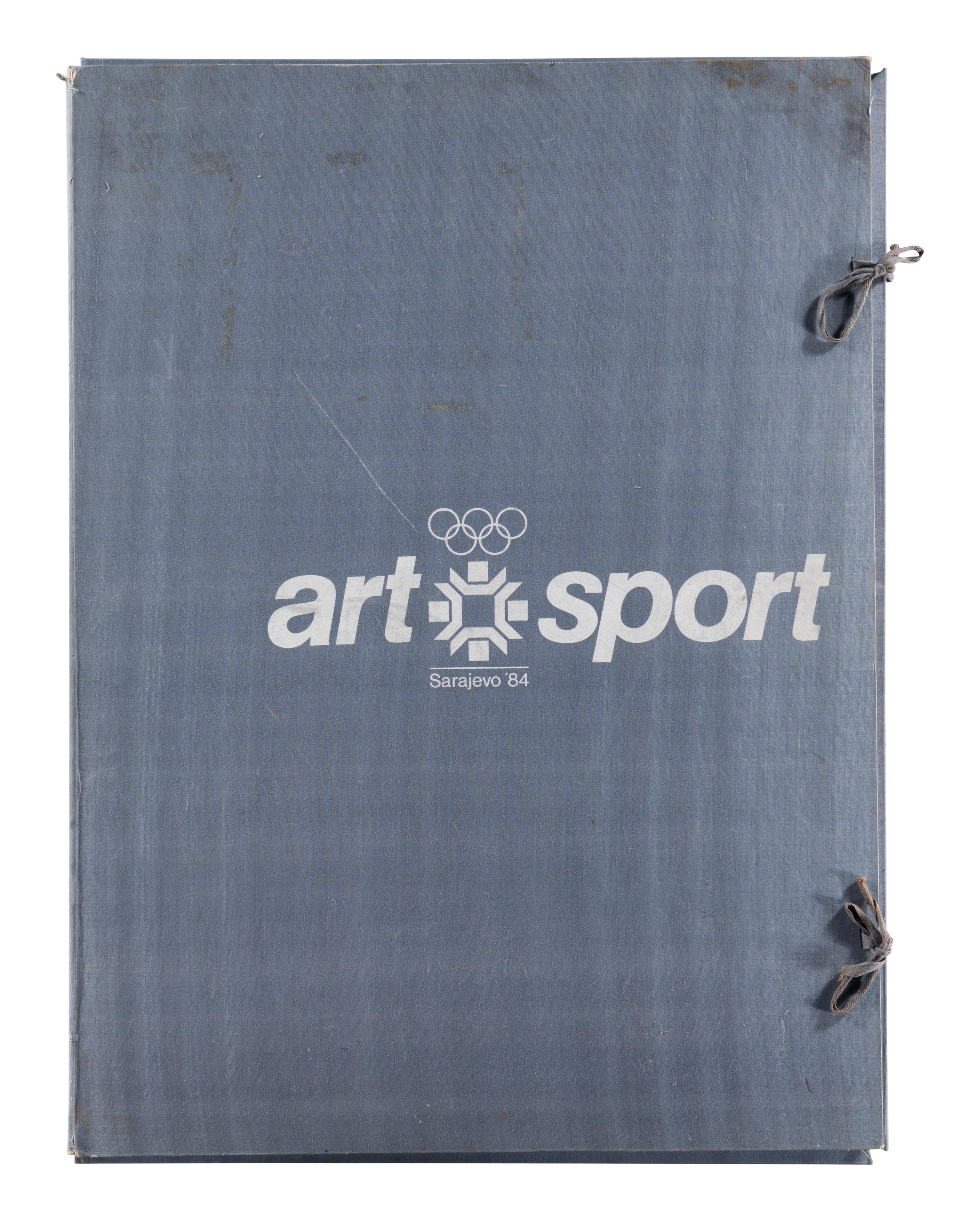 Set of 10 from XIV Olympic Winter Games Sarajevo 1984 , 1983 Including works by David Hockney, Victor Vasarely, Howard Hodgkin, James Rosenquist, and others.
