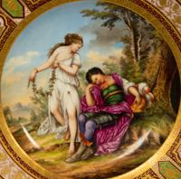 A Set of Four Royal Vienna Porcelain Cabinet Plates — 19TH CENTURY