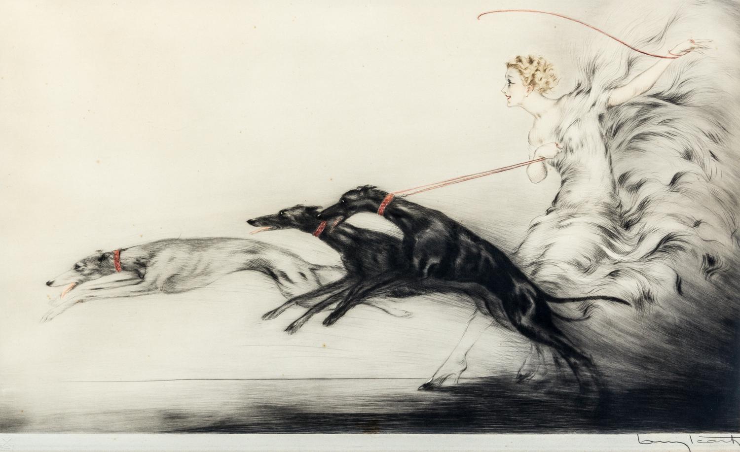 Louis Icart, (French, 1888–1950), Vitesse (SPEED II), 1933