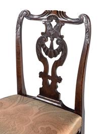 A Set of Five George III Style Mahogany Dining Chairs