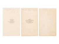 [LINCOLN, Abraham (1809-1865)]. CDVs featuring members of the honor guard that accompanied Lincoln's body from Washington, DC to Springfield, IL, & other key figures in charge of the funeral.