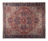 A Heriz Wool Rug