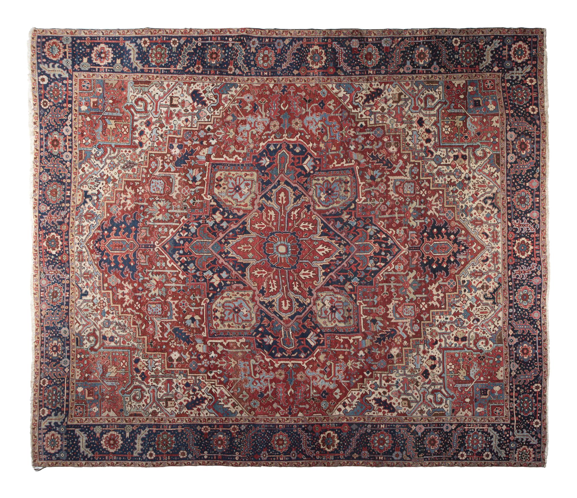 A Heriz Wool Rug