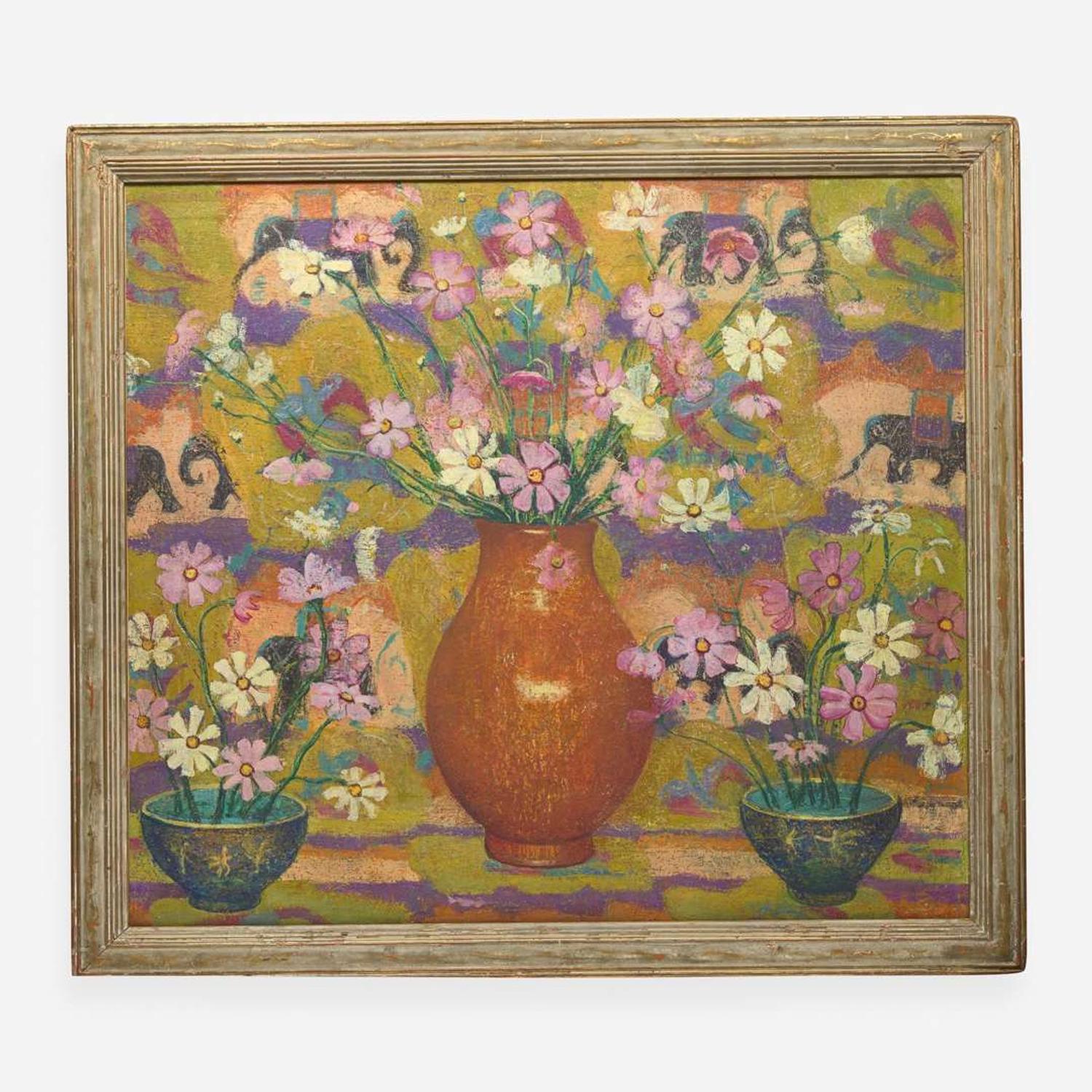 Emma Fordyce MacRae (American, 1887–1974) Cosmos Decoration