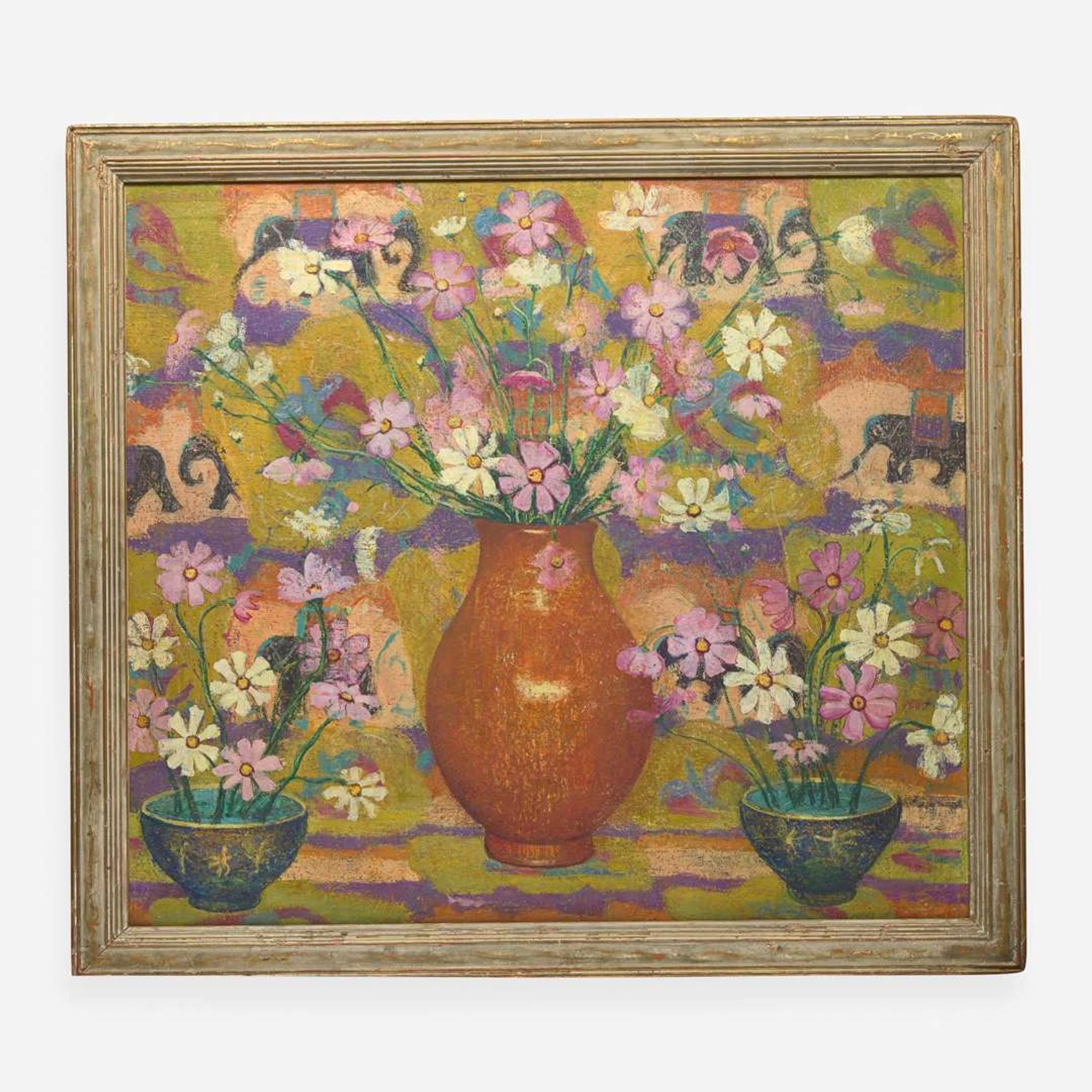 Emma Fordyce MacRae (American, 1887–1974) Cosmos Decoration