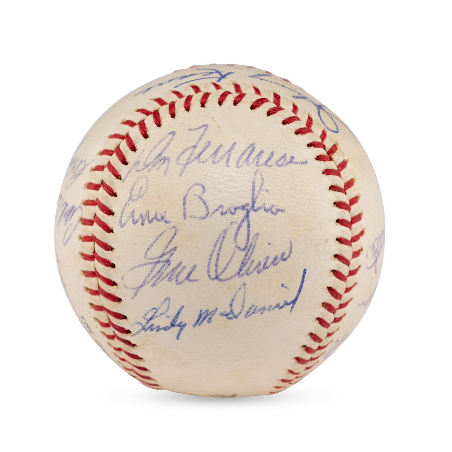 A 1962 St. Louis Cardinals Team Signed Autograph Baseball (Beckett Authentication Services)