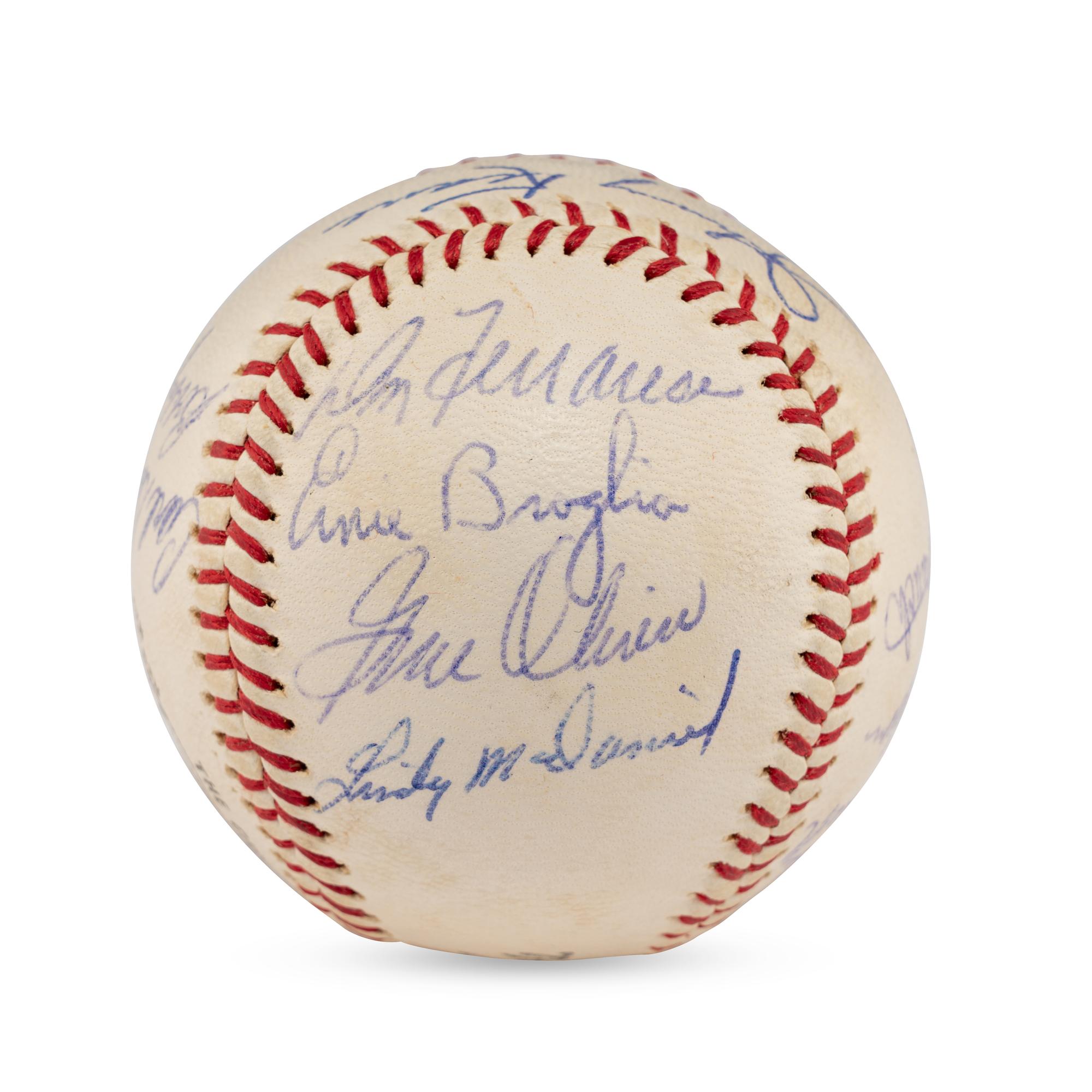 A 1962 St. Louis Cardinals Team Signed Autograph Baseball (Beckett Authentication Services)