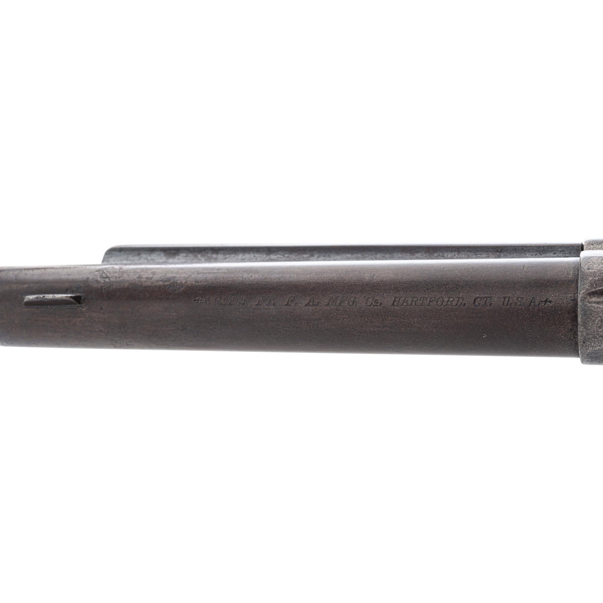 Martially Marked Colt Single Action Army Artillery Model David F. Clark Inspected Frame