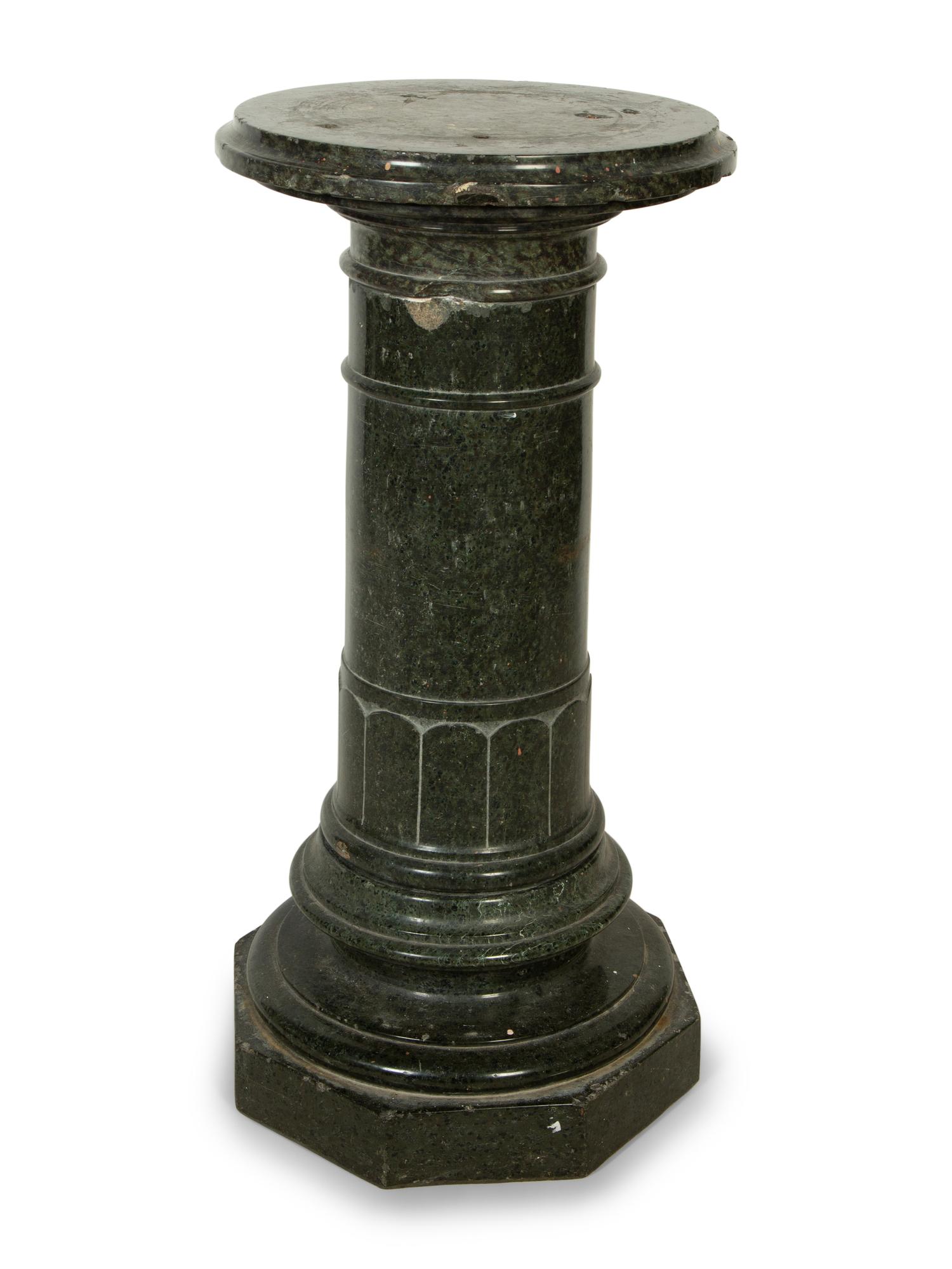 A Continental Marble Pedestal