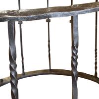 A Wrought Iron Table Base 39" W x 39" D x 30.5" H — Italy, 17th century