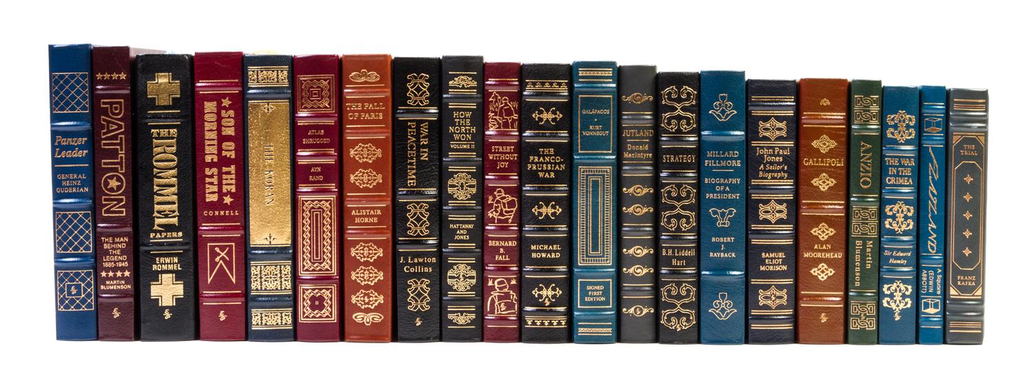 (EASTON PRESS) A group of 44 books.