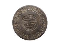 [WASHINGTON, George (1732-1799)]. Long Live the President, "dotted script" inaugural button. N.p., 1789.