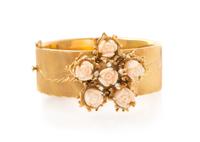 A Collection of Yellow Gold, Carved Coral and Diamond Jewelry, 45.20 dwts.