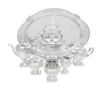 An American Silver Seven-Piece Tea and Coffee Service