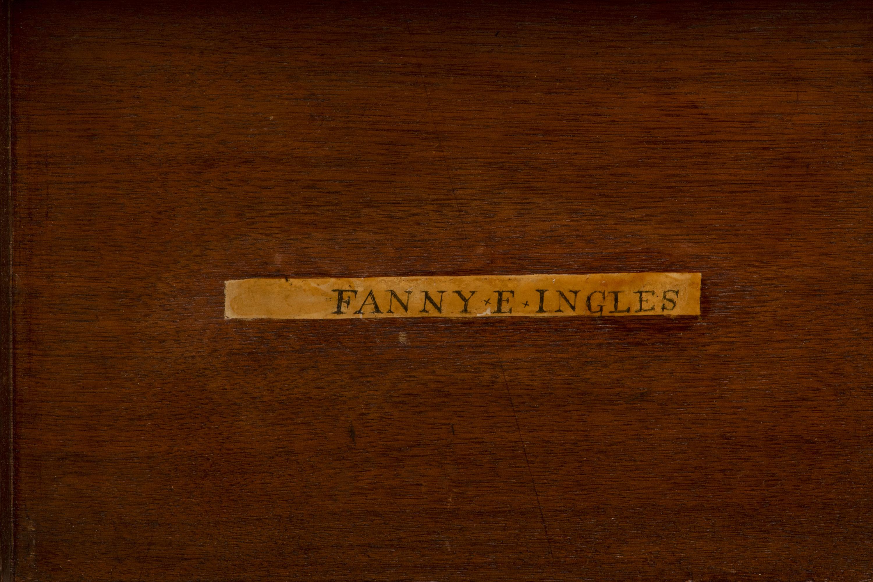 An American Scottish Rite Masonic-Decorated Sulphur Inlaid and Penwork Walnut Cash Box