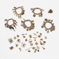 A Collection of Charm Bracelets and Charms