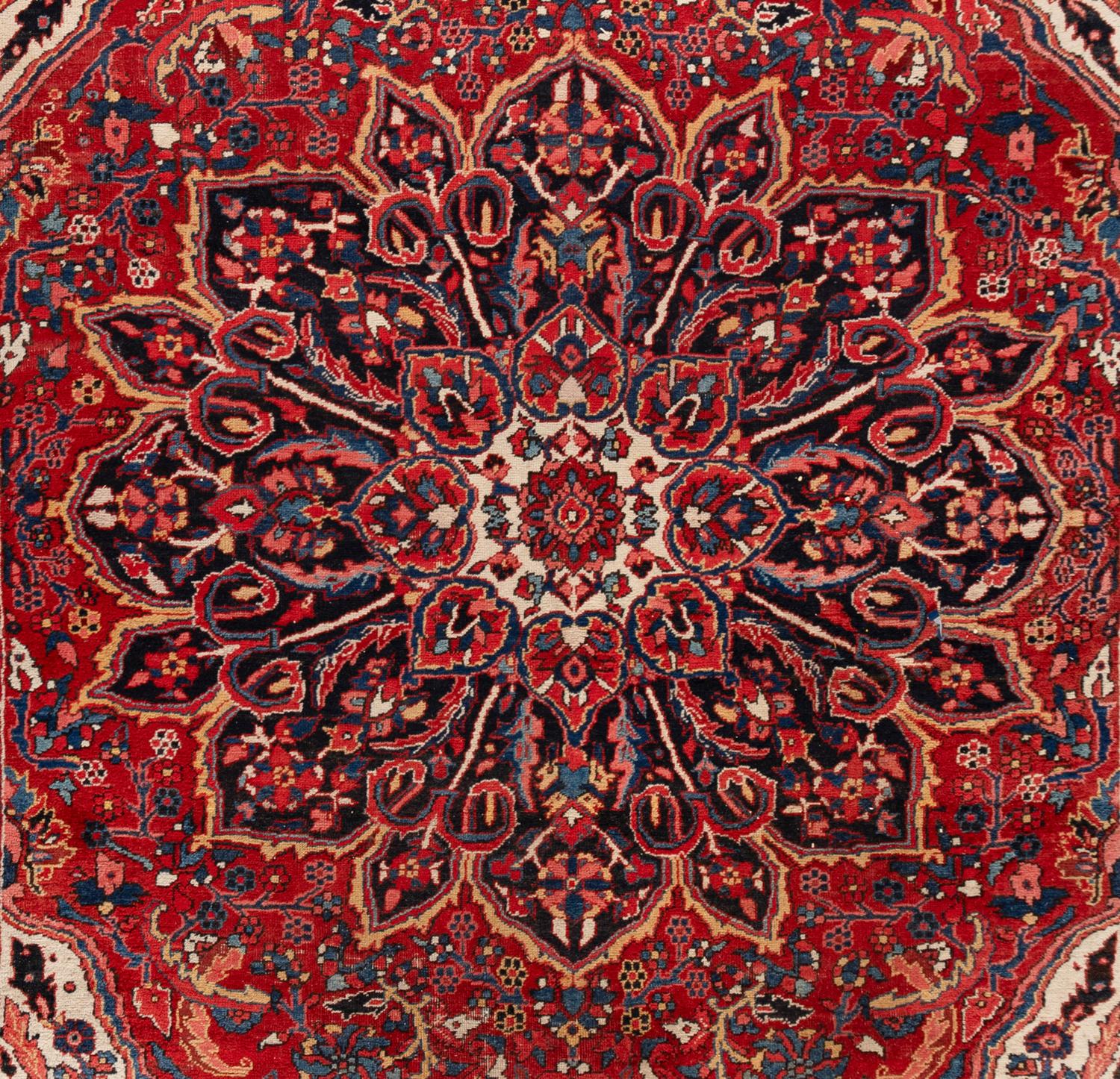 A Heriz Wool Rug