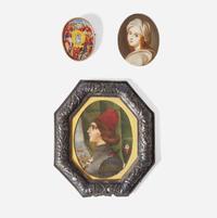 Continental School 19th century Three Miniature Works