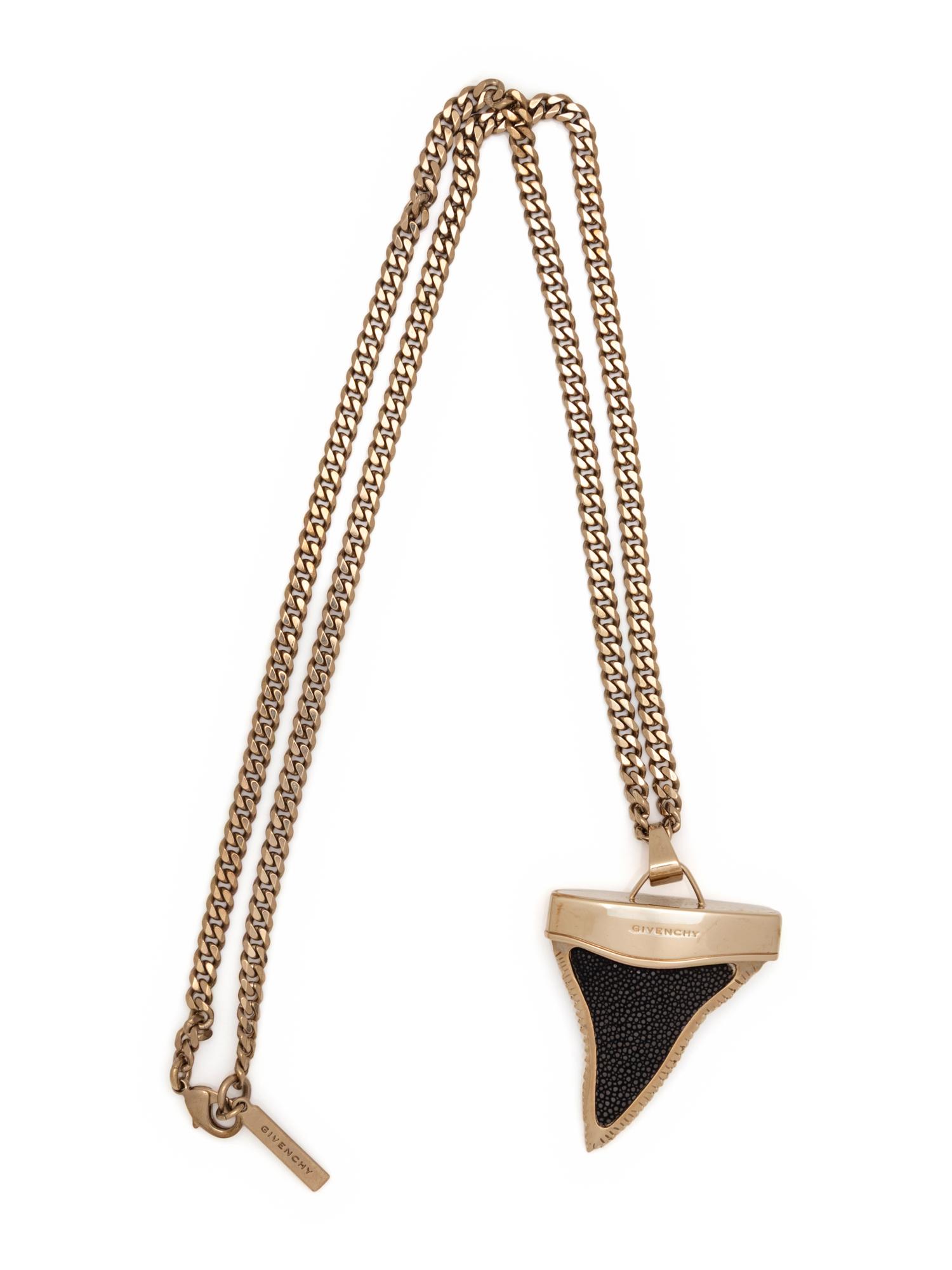 Givenchy, Shark Tooth Pendant Necklace