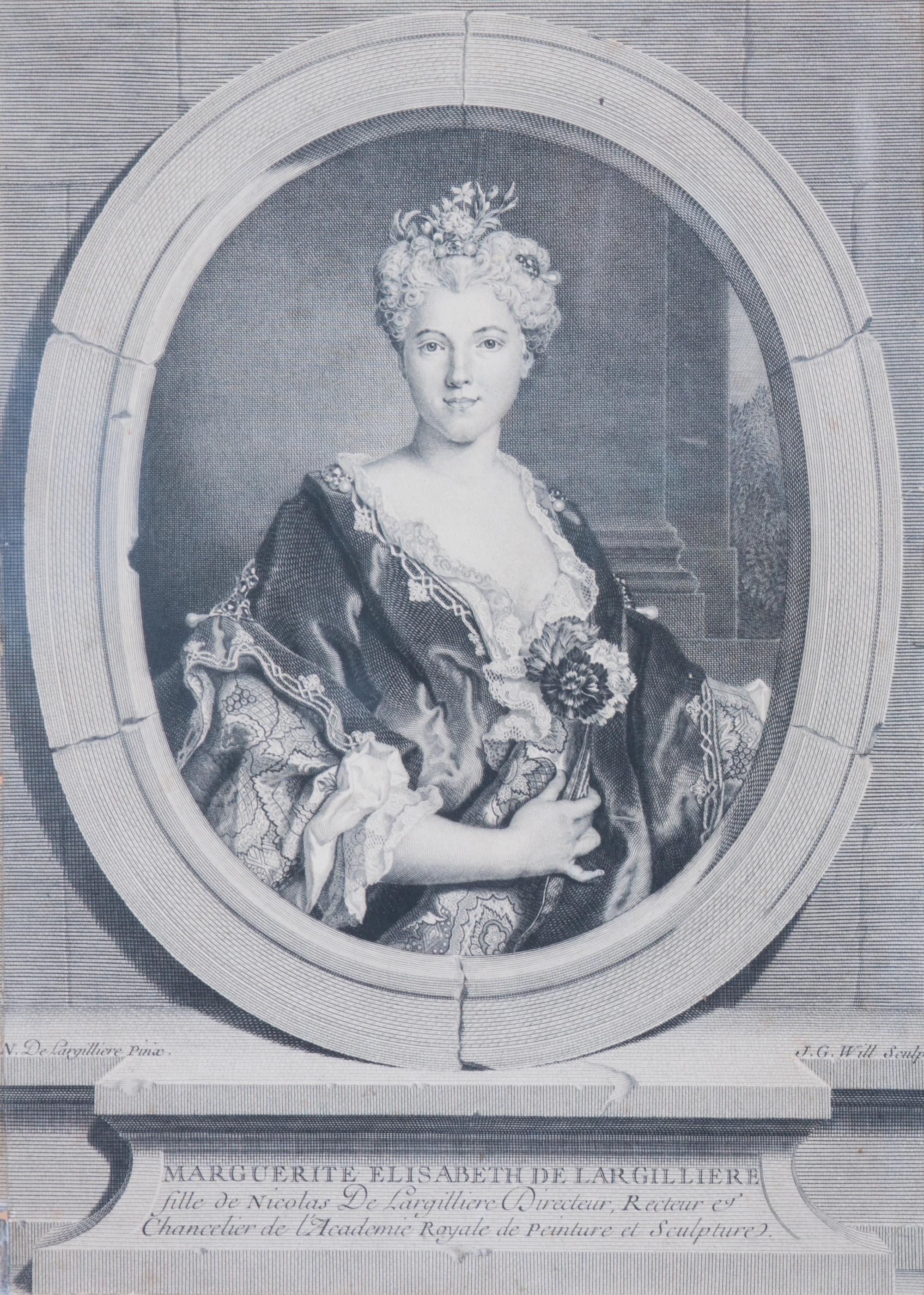 Six French Engravings of Royalty and Aristocracy Largest: 13 1/2 x 16 3/4 inches. — PRIMARILY 19TH CENTURY