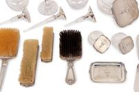 An American Silver Mounted Dresser Set