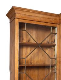 An English Pine Breakfront Bookcase