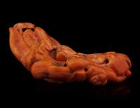 Two Chinese Coral Carvings