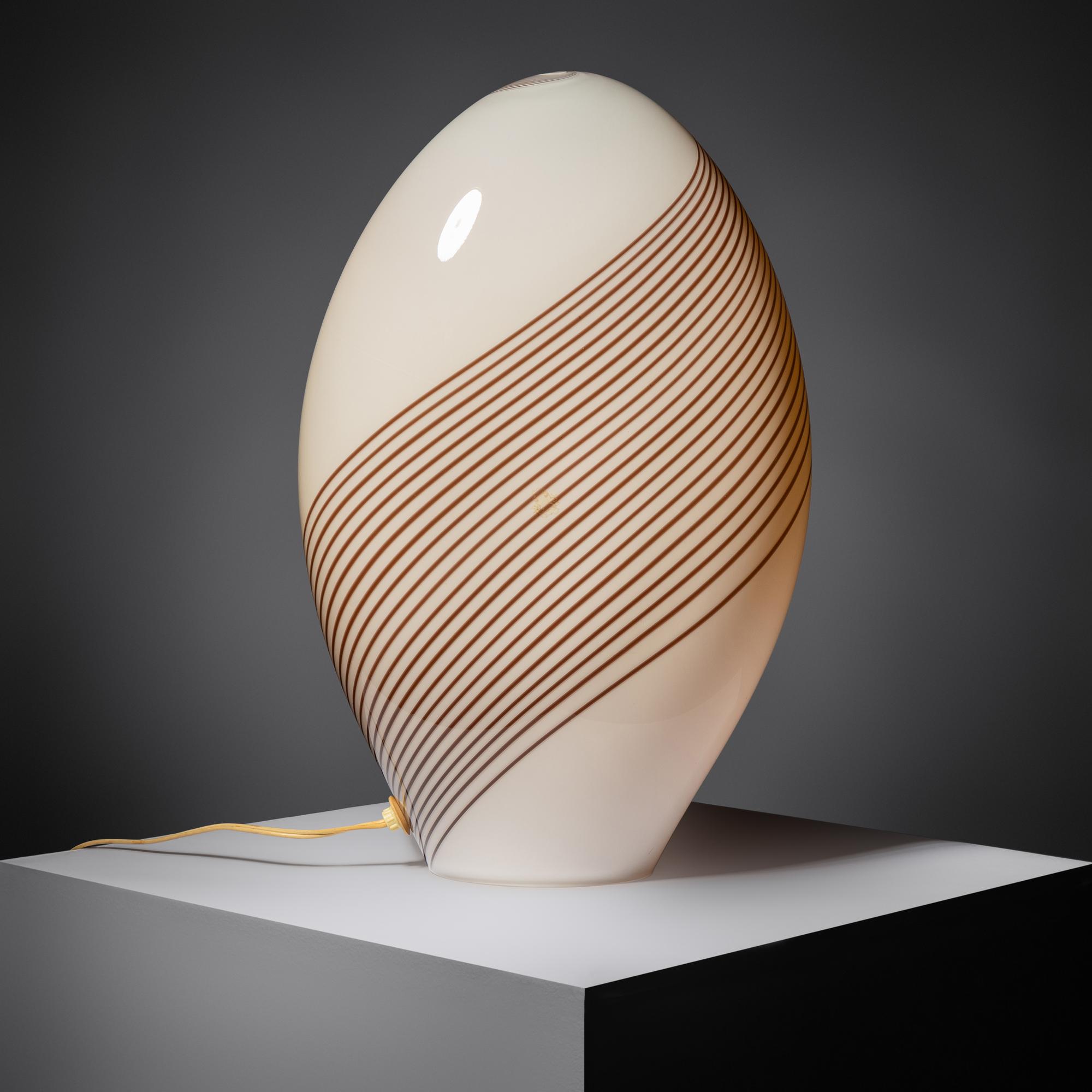 Murano table lamp, c. 1980 Effetre International Company, Italy