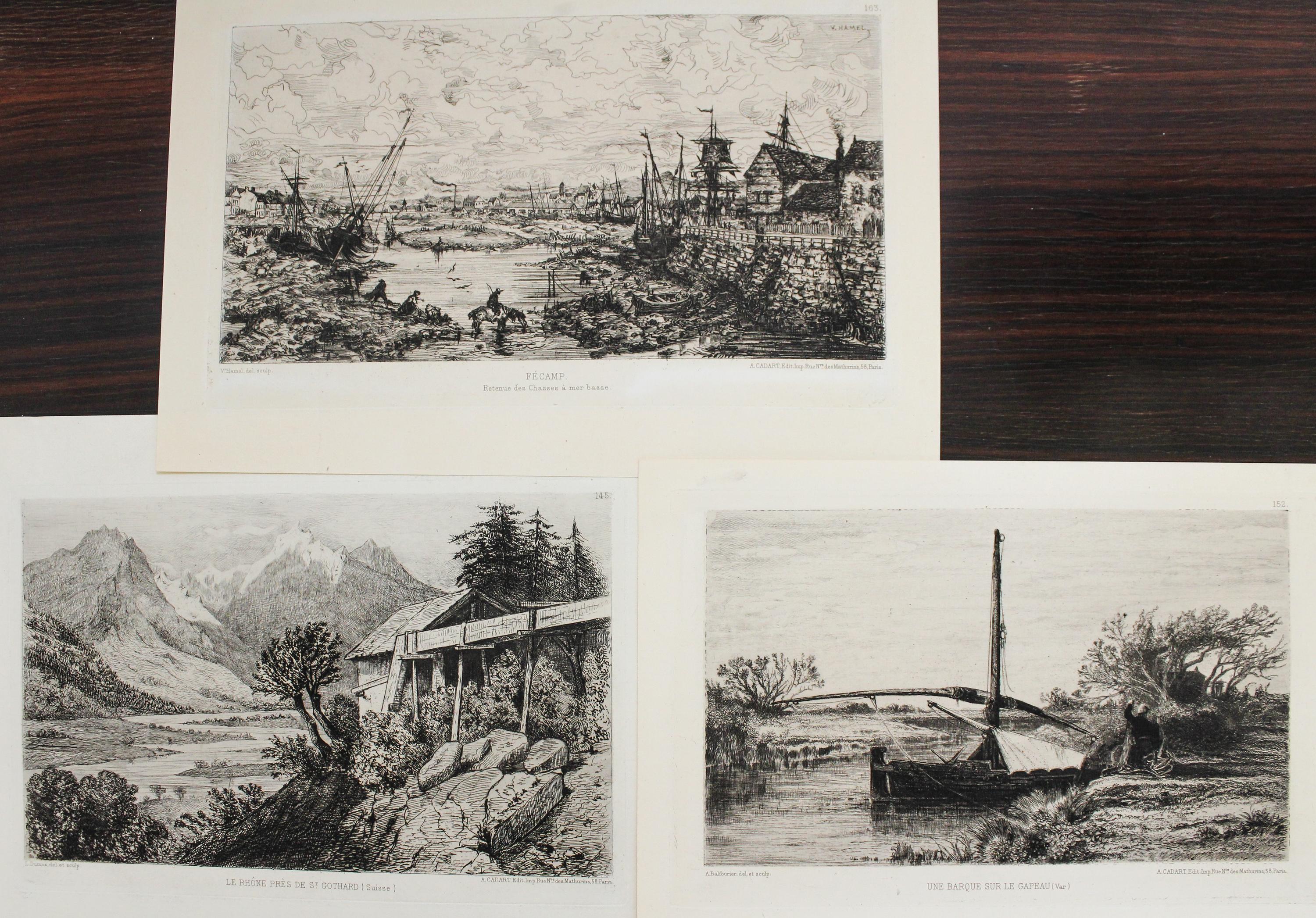 A Group of French Engravings, (18th/19th century), including 7 works by Anne-Philiberte Coulet, 23 total.