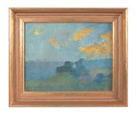 Landscape with Blue Sky