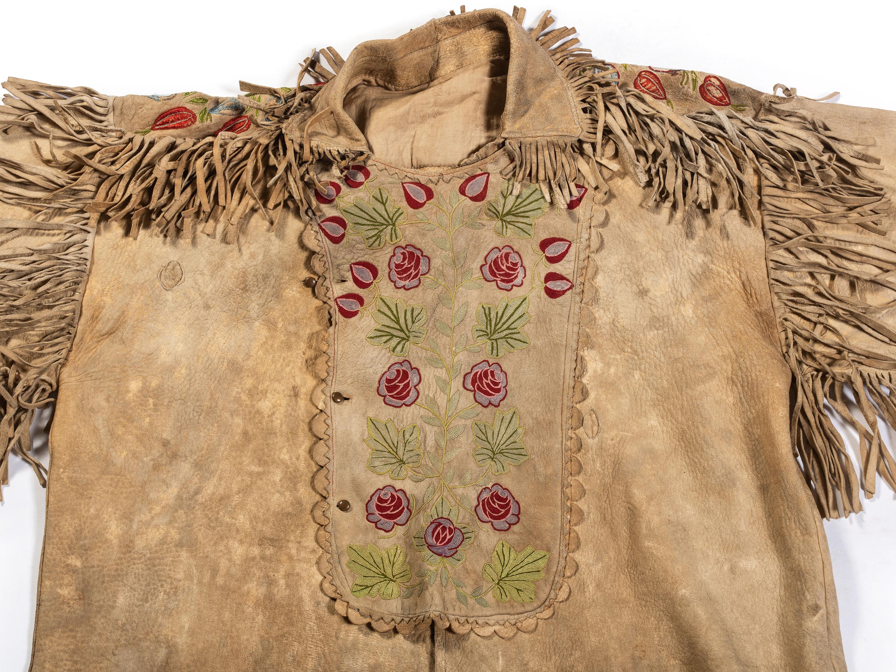 Red River Metis Embroidered Hide Jacket