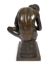 A Continental Bronze Figure of Spinario, After the Antique