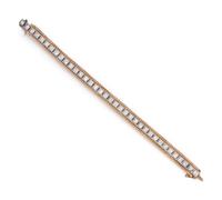 DIAMOND AND BICOLOR GOLD BRACELET