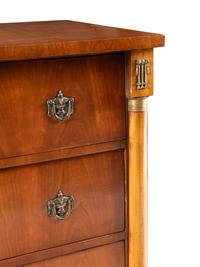 A North European Neoclassical Walnut Commode