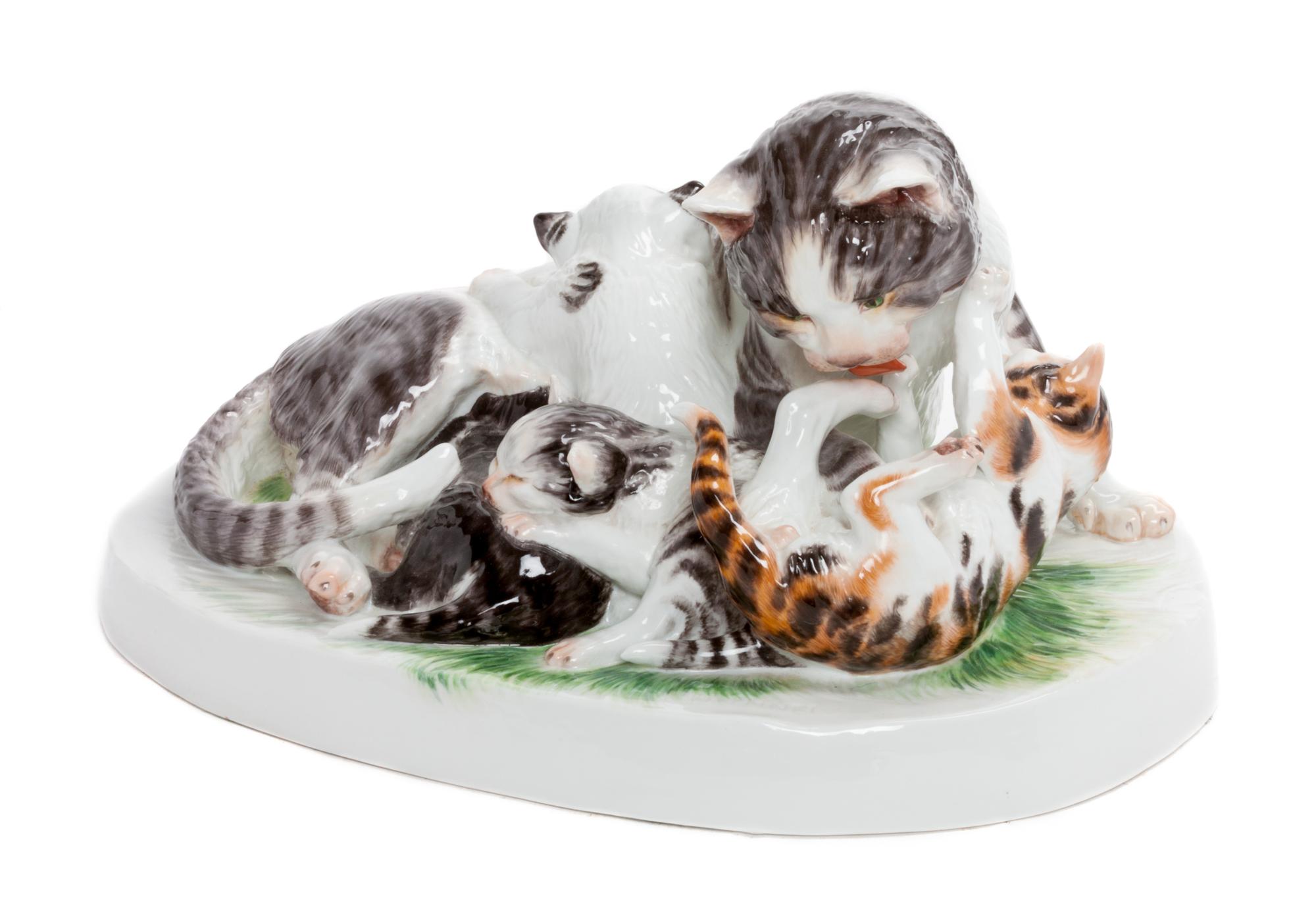 A Meissen Porcelain Figural Group Width 12 inches. — 19TH/20TH CENTURY