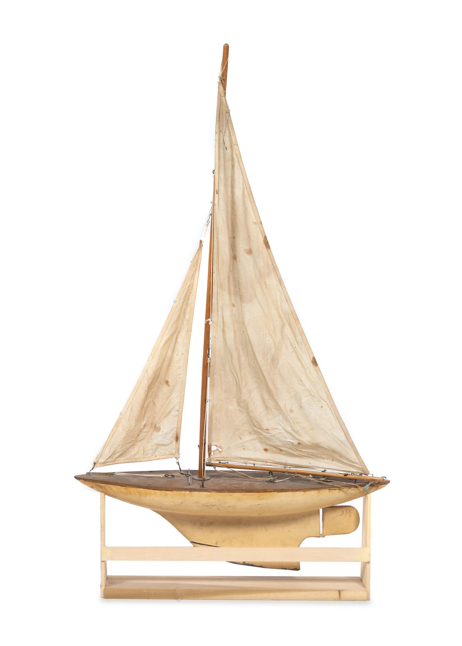 An American Painted Pond Boat