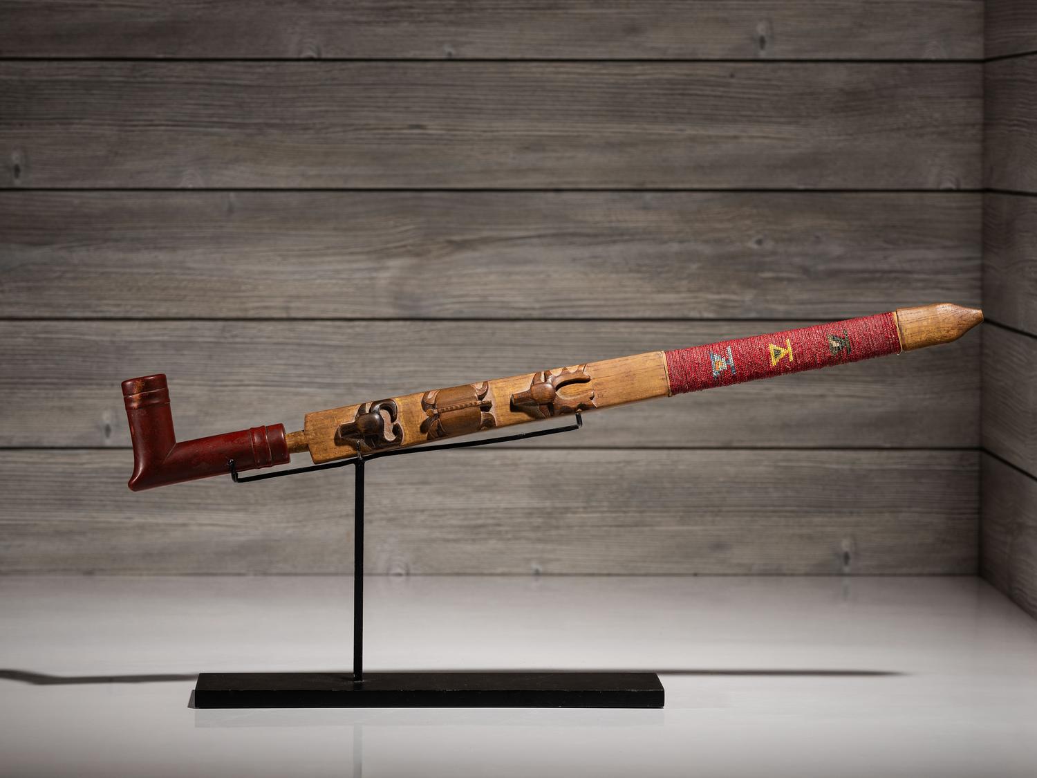 Standing Rock Sioux Figural Pipe