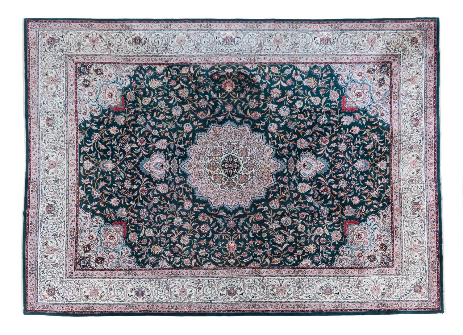 A Tabriz Wool Rug 9 feet x 12 feet 5 inches. — SECOND HALF 20TH CENTURY