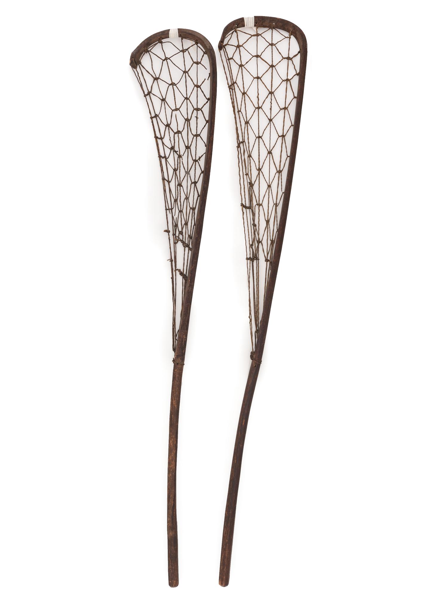 Haudenosaunee Lacrosse Sticks, Pair