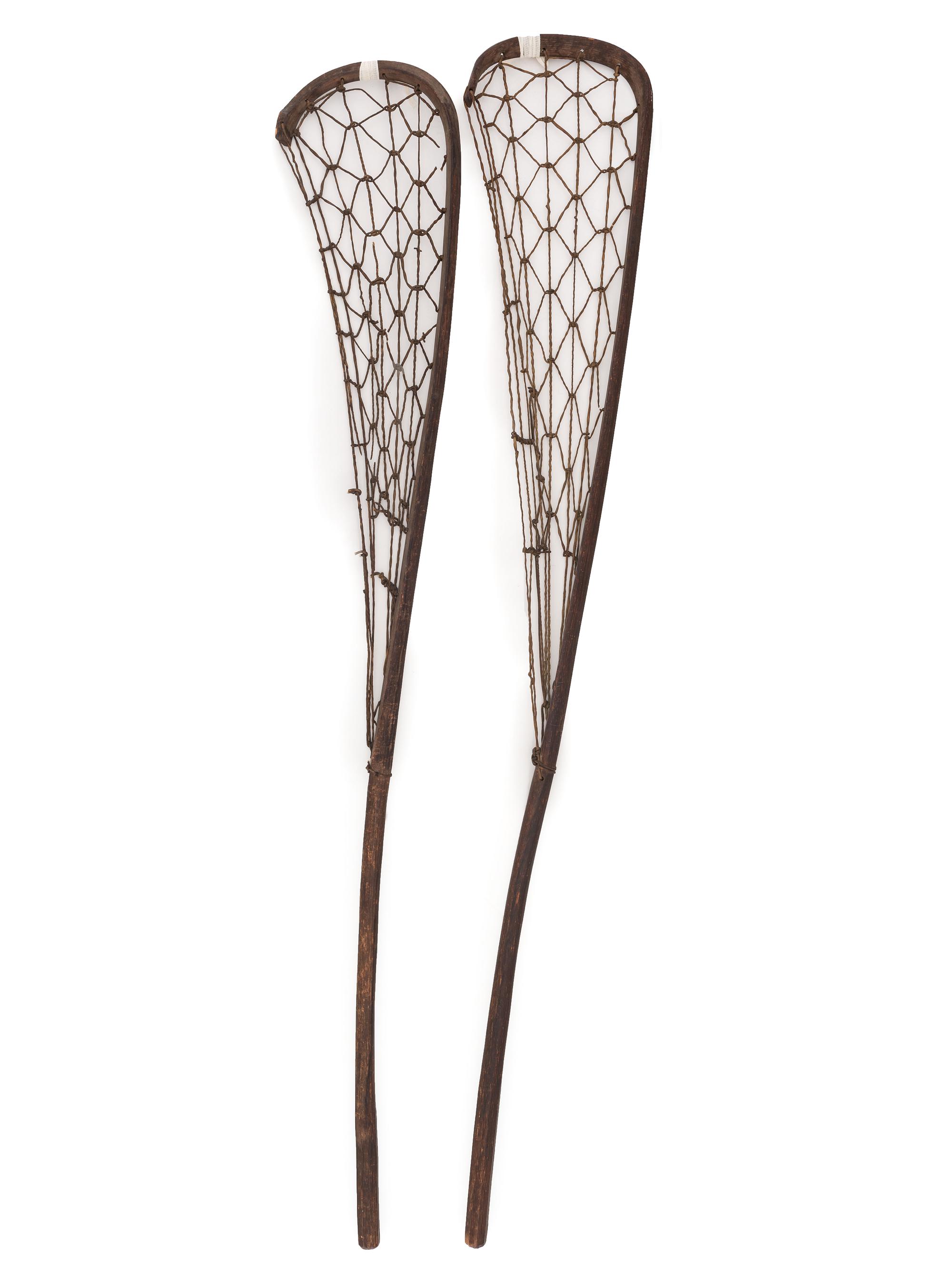 Haudenosaunee Lacrosse Sticks, Pair