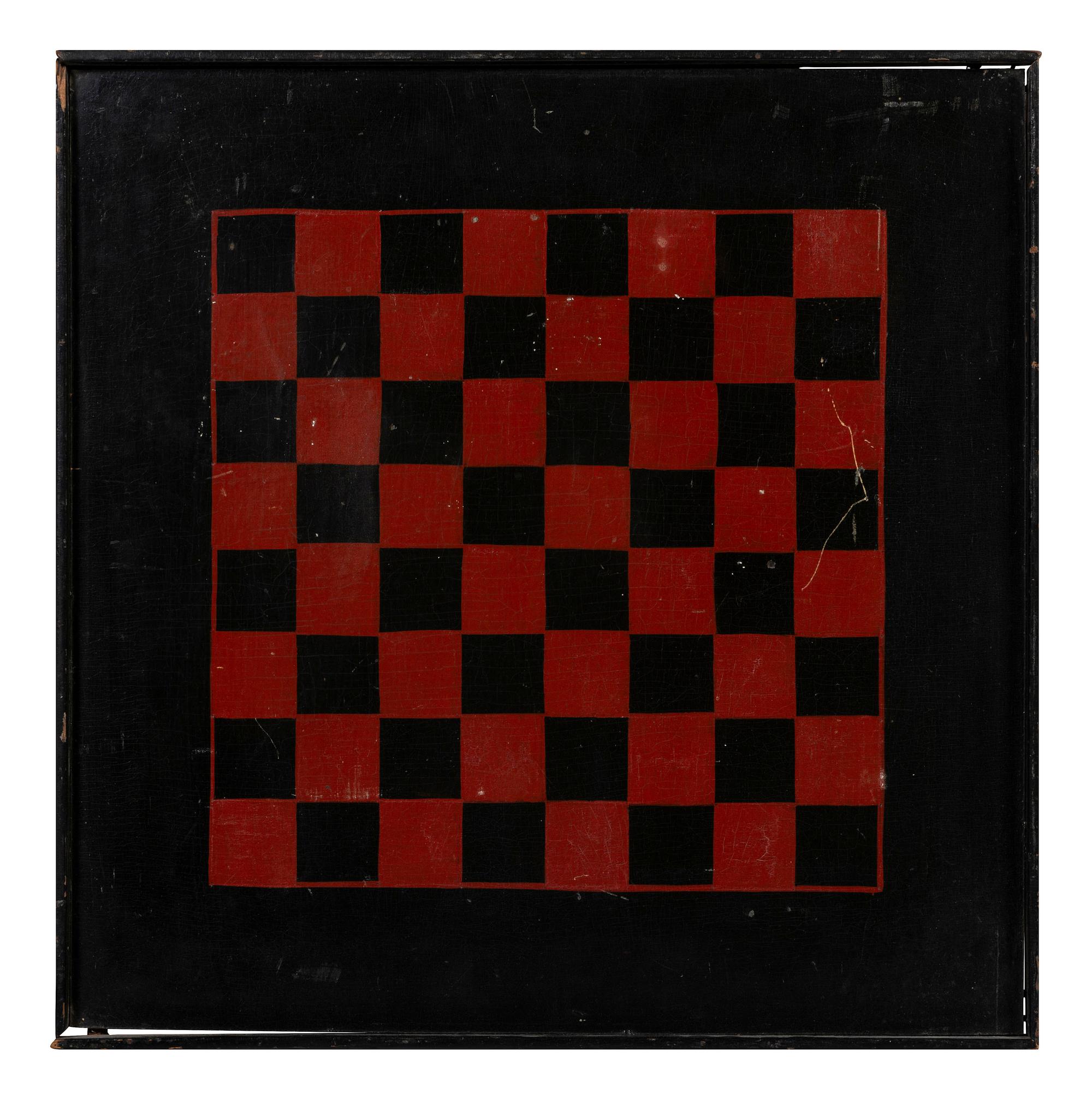Four Paint Decorated Game Boards