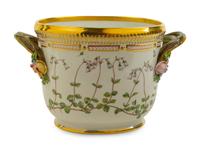 A Royal Copenhagen Flora Danica Porcelain Cache Pot — 20TH CENTURY