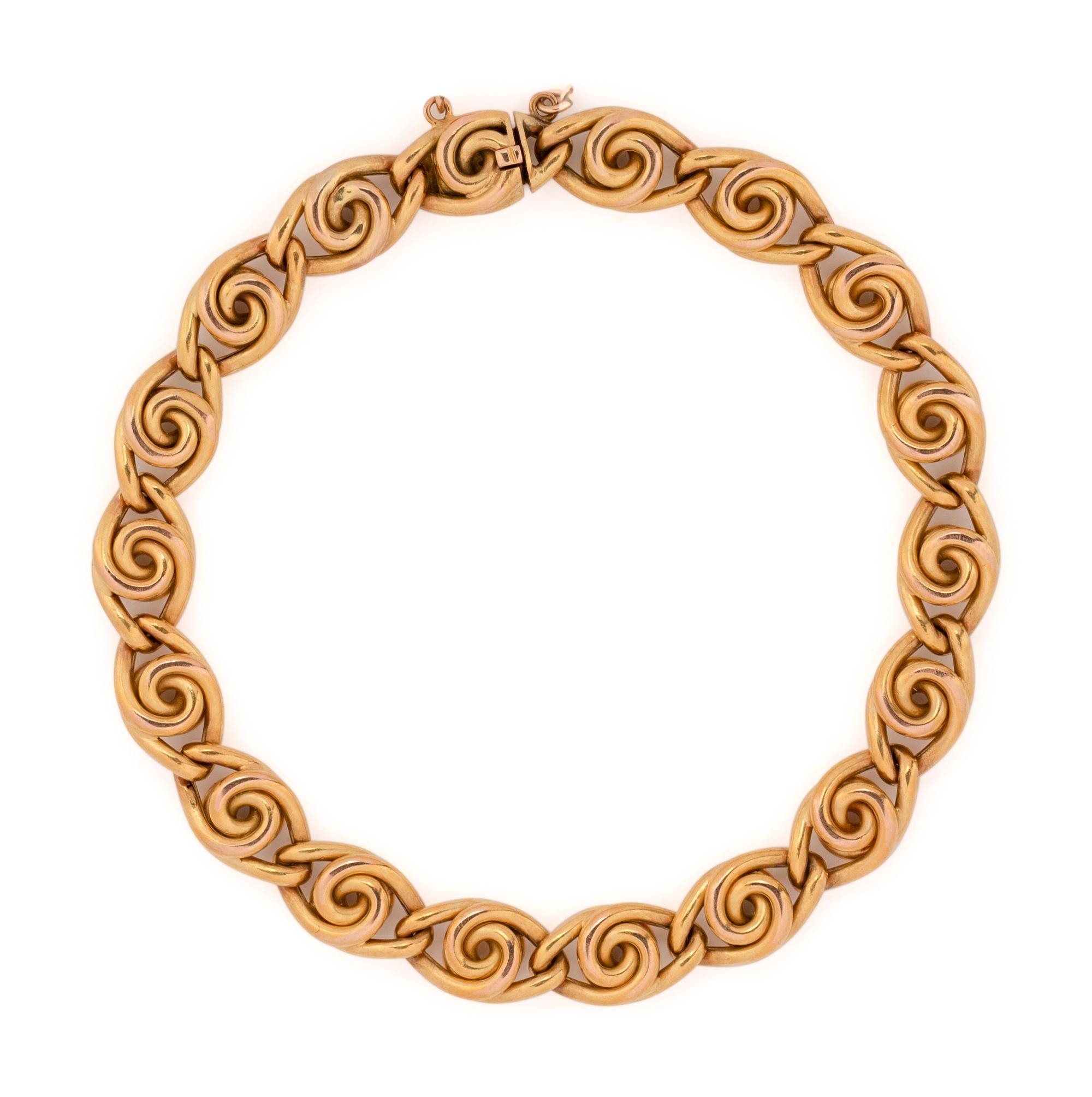 YELLOW GOLD BRACELET