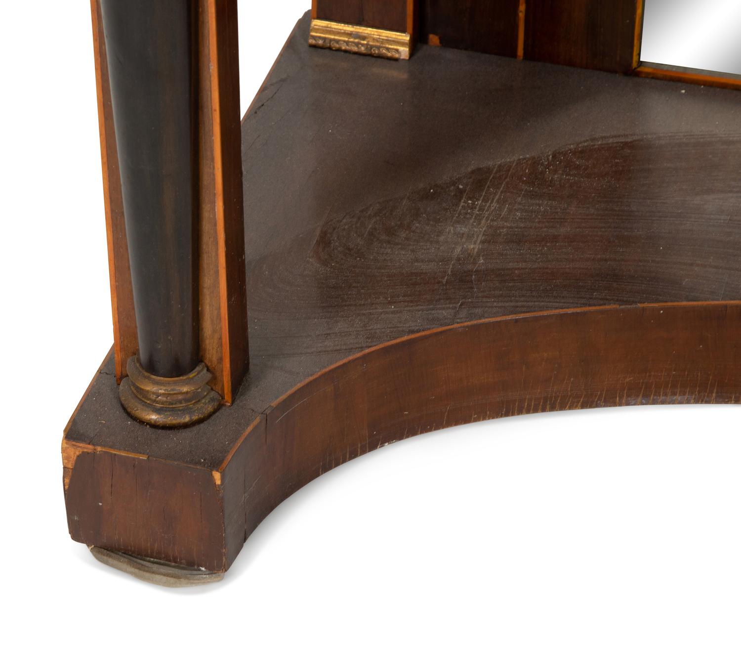 An American Empire Style Marble-Top Pier Table — 19th Century