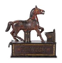 A 'Trick Pony' Cast Iron Mechanical Bank