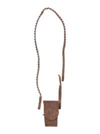 Navajo Bandolier Bag, with Silver Buttons, Collected by Hoffman Birney (1891-1958)
