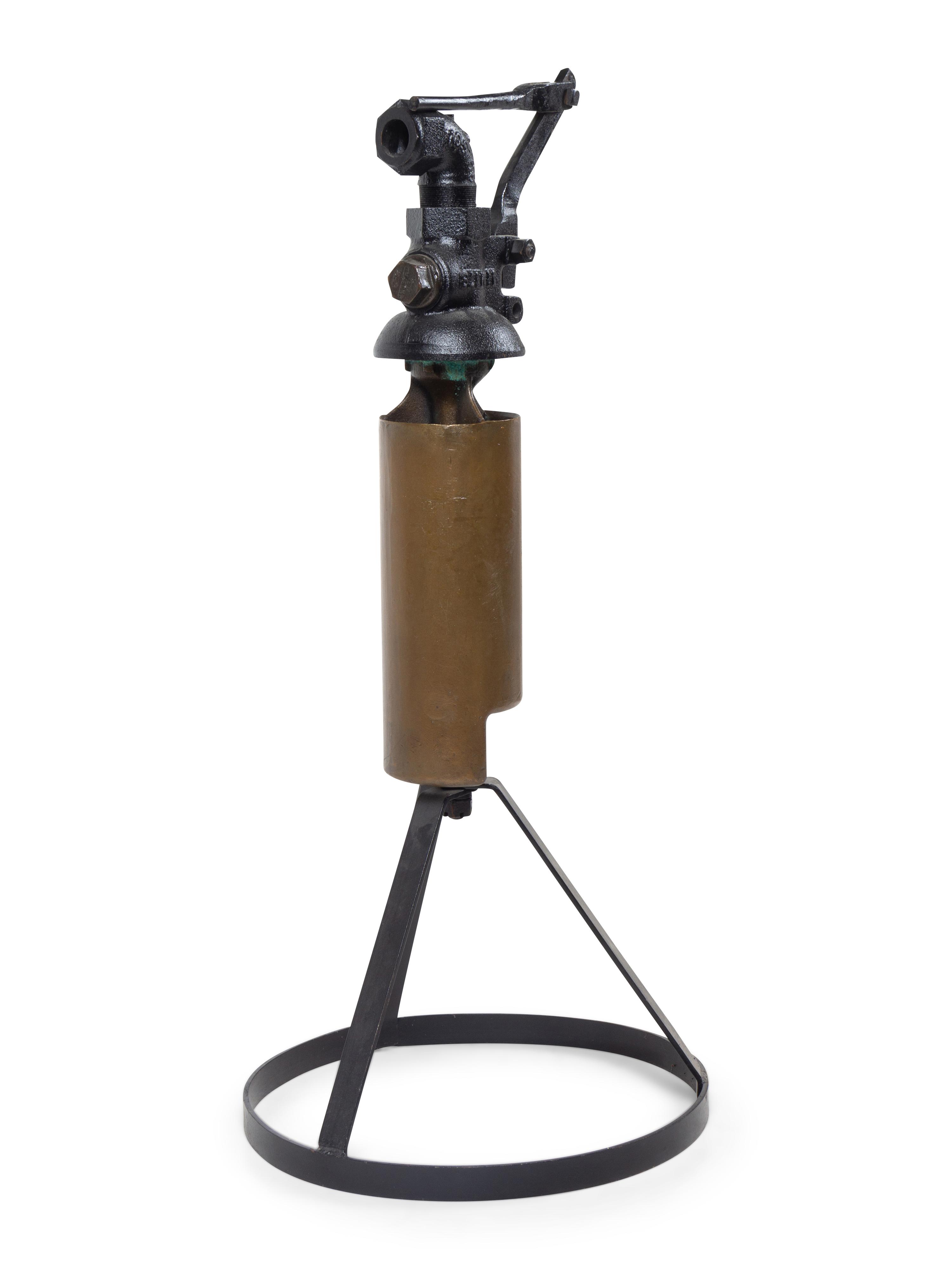 A Painted Metal Locomotive Steam Whistle — LATE 19TH/EARLY 20TH CENTURY